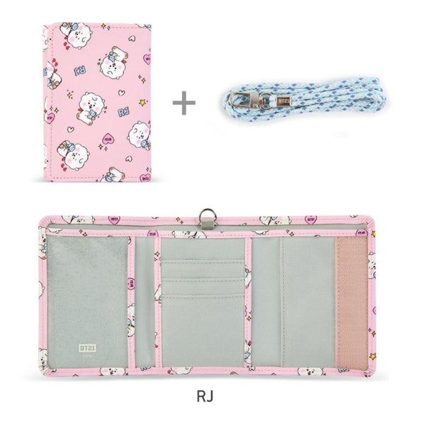 BT21 BABY VELCRO WALLET LITTLE BUDDY