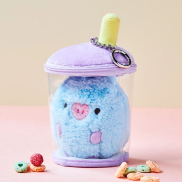 BT21 BABY Boucle Bubble Tea Doll Bag Charm