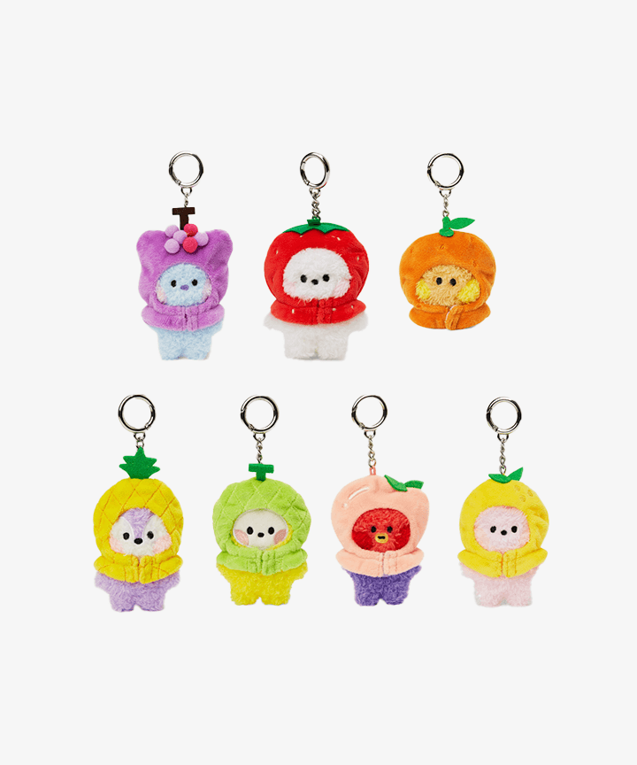 BT21 23 Mini Minni Fruit Theme Keyring