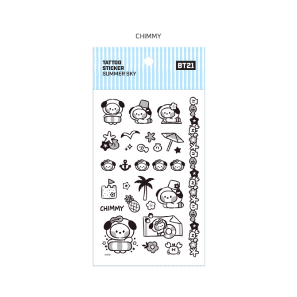 BT21 Minini TATOO Sticker