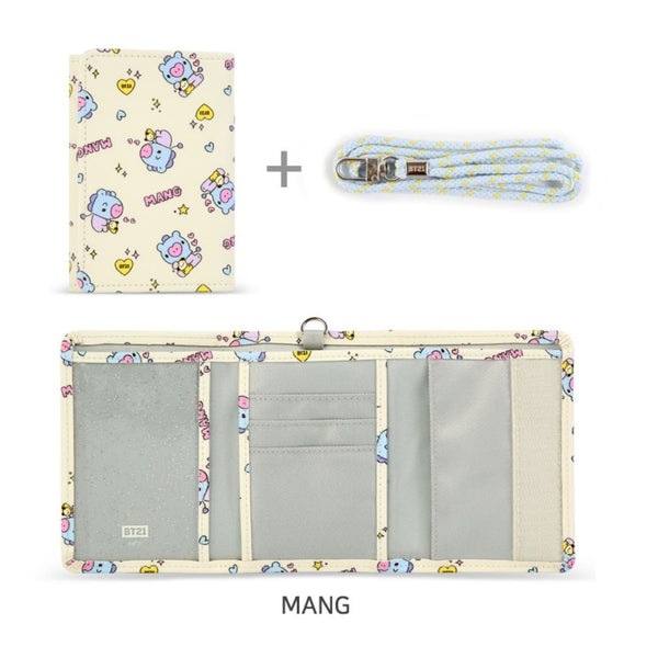 BT21 BABY VELCRO WALLET LITTLE BUDDY