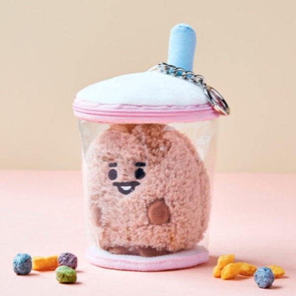 BT21 BABY Boucle Bubble Tea Doll Bag Charm