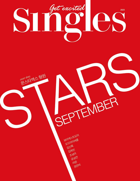 MONSTA X HYUNGWON COVER SINGLES MAGAZINE 2023 SEPTEMBER ISSUE