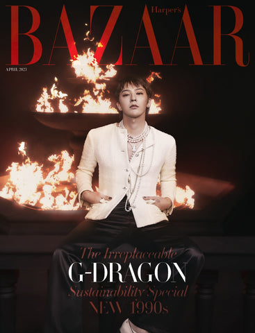 G-DRAGON COVER BAZAAR MAGAZINE 2023 APRIL ISSUE