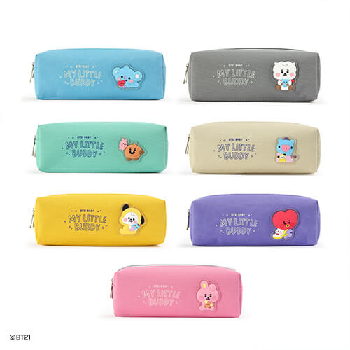 BT21 BABY [My Little Buddy] Twin Pocket Pen Pouch