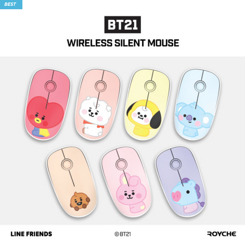 ROYCHE BT21 BABY Wireless Silent Mouse