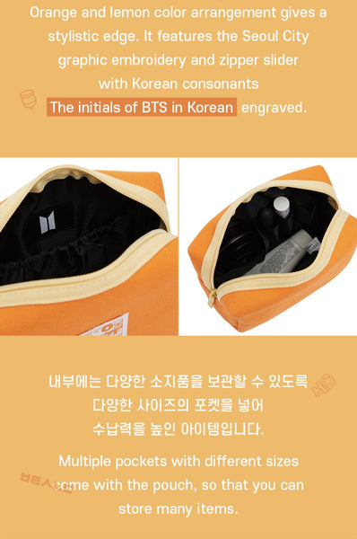 BTS [PTD POP-UP] Seoul Pouch & LA Pouch