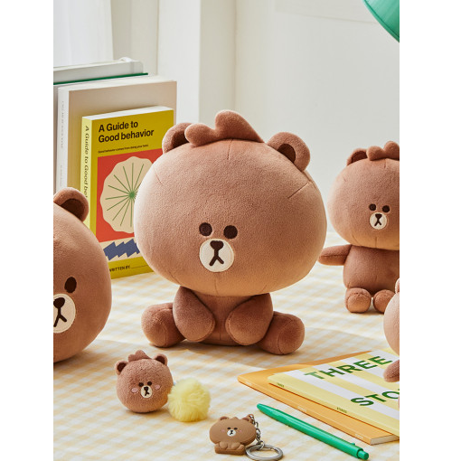 LINE FRIENDS Sitting Doll (20cm)