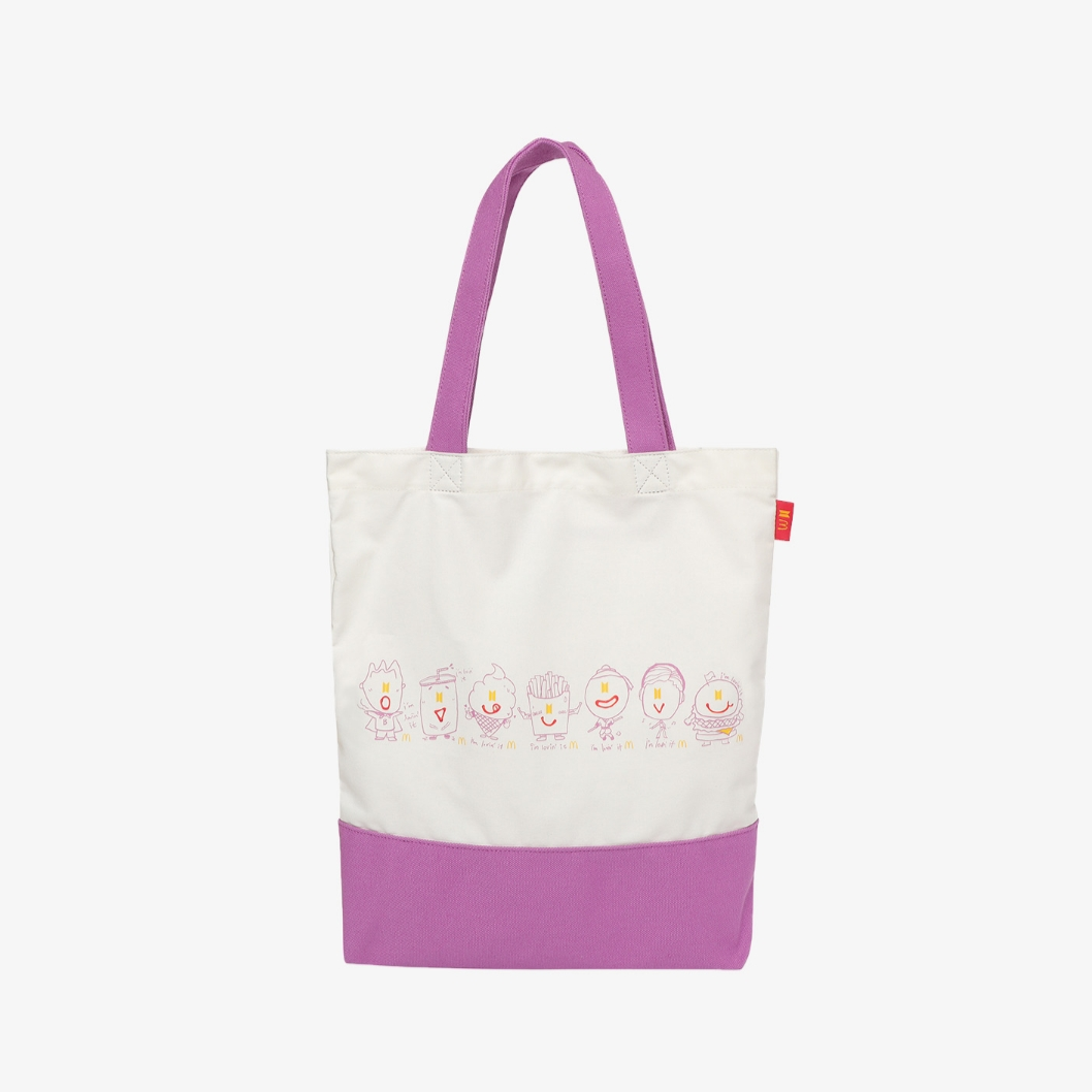 BTS x McDonald's Saucy Tote Bag (Ivory)