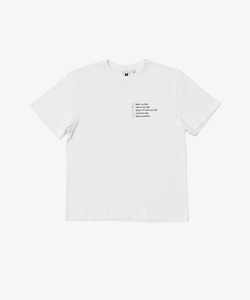 BTS V - LAYOVER 1ST SOLO ALBUM OFFICIAL MD - S/S T-shirt (Checklist) (White)