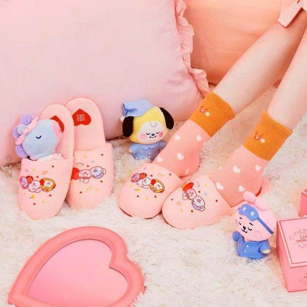 BT21 BABY Party Night Indoor Slippers