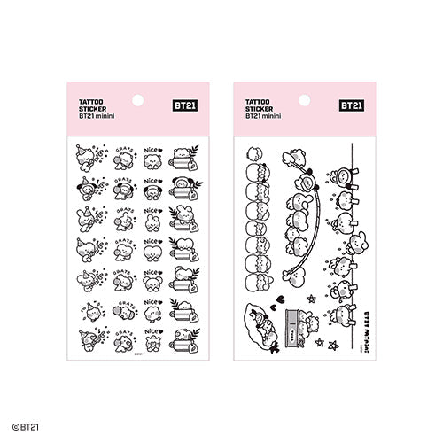 BT21 Minini TATOO Sticker