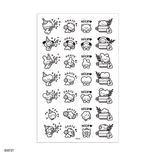 BT21 Minini TATOO Sticker