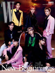 DEOKWON A - All Members W KOREA 2022 January Enhypen Magazine Cover