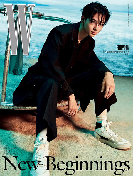 DEOKWON C - Niki W KOREA 2022 January Enhypen Magazine Cover