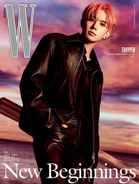 DEOKWON F - Heesung W KOREA 2022 January Enhypen Magazine Cover