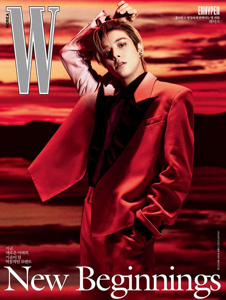 DEOKWON H - Jake W KOREA 2022 January Enhypen Magazine Cover