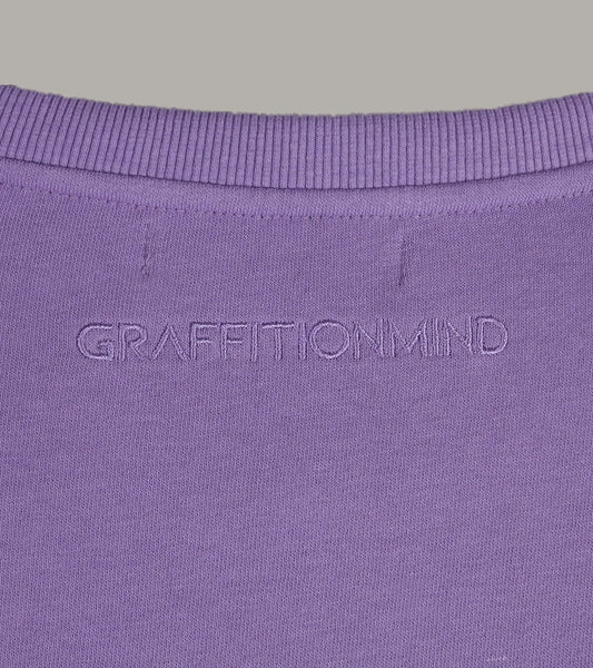 GRAFFITIONMIND INCISION LONG SLEEVE TEE PURPLE (JUNGKOOK'S PICK)