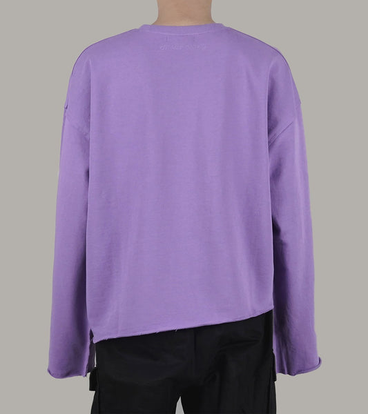 GRAFFITIONMIND INCISION LONG SLEEVE TEE PURPLE (JUNGKOOK'S PICK)