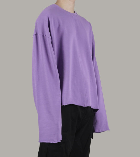 GRAFFITIONMIND INCISION LONG SLEEVE TEE PURPLE (JUNGKOOK'S PICK)