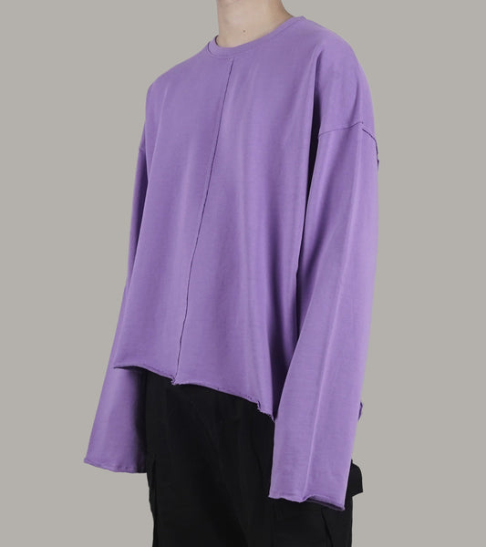 GRAFFITIONMIND INCISION LONG SLEEVE TEE PURPLE (JUNGKOOK'S PICK)