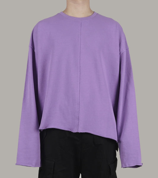 GRAFFITIONMIND INCISION LONG SLEEVE TEE PURPLE (JUNGKOOK'S PICK)