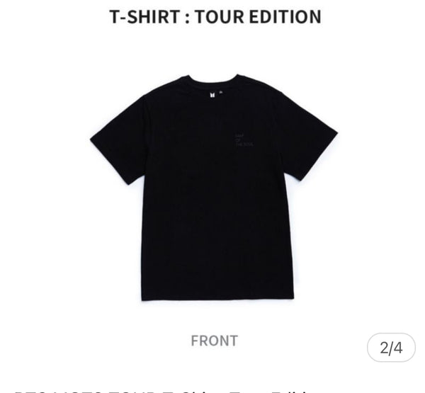 BTS MAP OF THE SOUL TOUR T-Shirts : Tour Edition