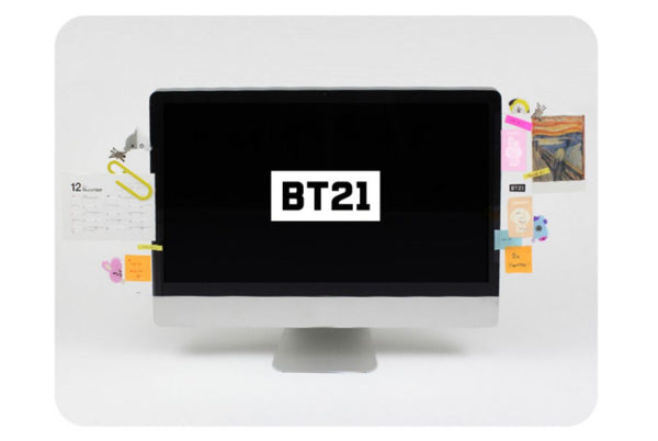 BT21 MONITOR MEMO BOARD SET