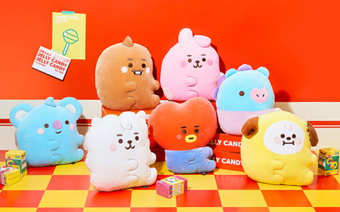 BT21 BABY JELLY CANDY FLAT CUSHION (COJIN PLANO)