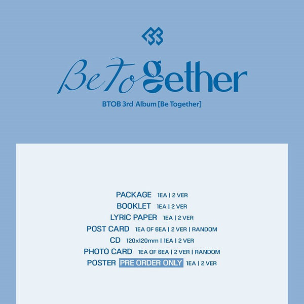 BTOB - 3RD FULL ALBUM BE TOGETHER