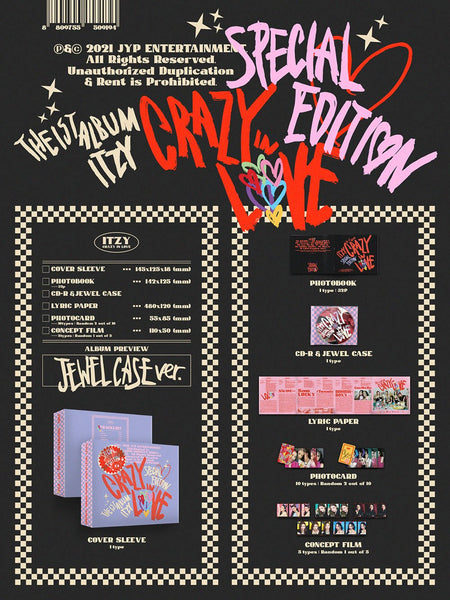 [PR] Apple Music ITZY - SPECIAL EDITION ALBUM CRAZY IN LOVE JEWEL CASE VER.