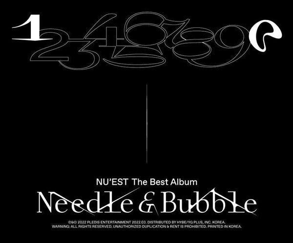 NU’EST - NU’EST THE BEST ALBUM NEEDLE BUBBLE (LIMITED)