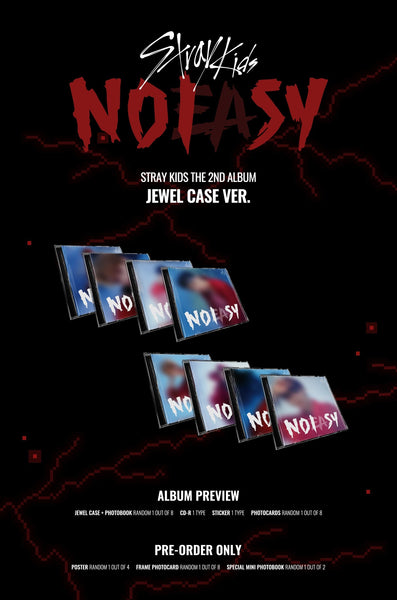 STRAY KIDS - 2ND FULL ALBUM NOEASY JEWEL CASE VER.