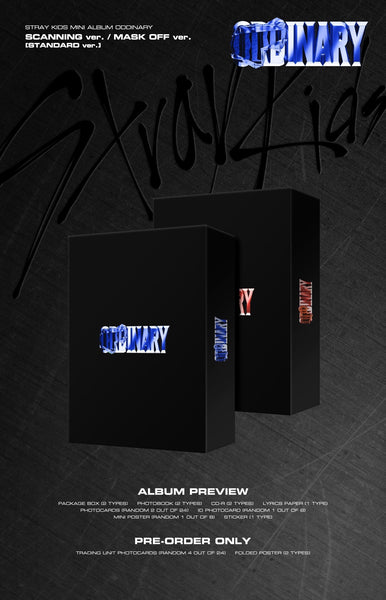 STRAY KIDS - MINI ALBUM ODDINARY (STANDARD) + YES24 GIFT