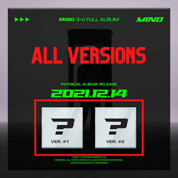 [PR] SOUNDWAVE ALL(VER.#1+VER.#2) MINO - 3RD FULL ALBUM