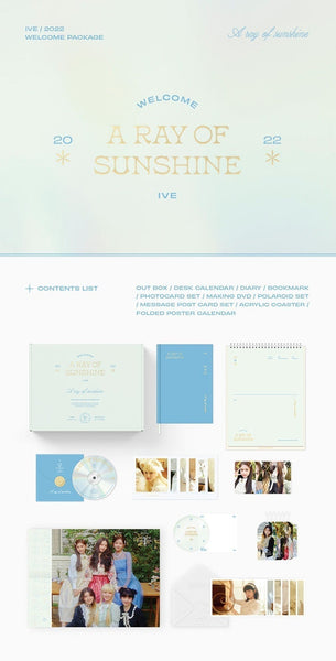 IVE - 2022 WELCOME PACKAGE A RAY OF SUNSHINE