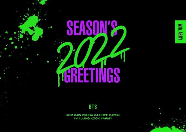 [PR] Weverse Shop BTS - 2022 SEASON'S GREETINGS & WALL CALENDAR