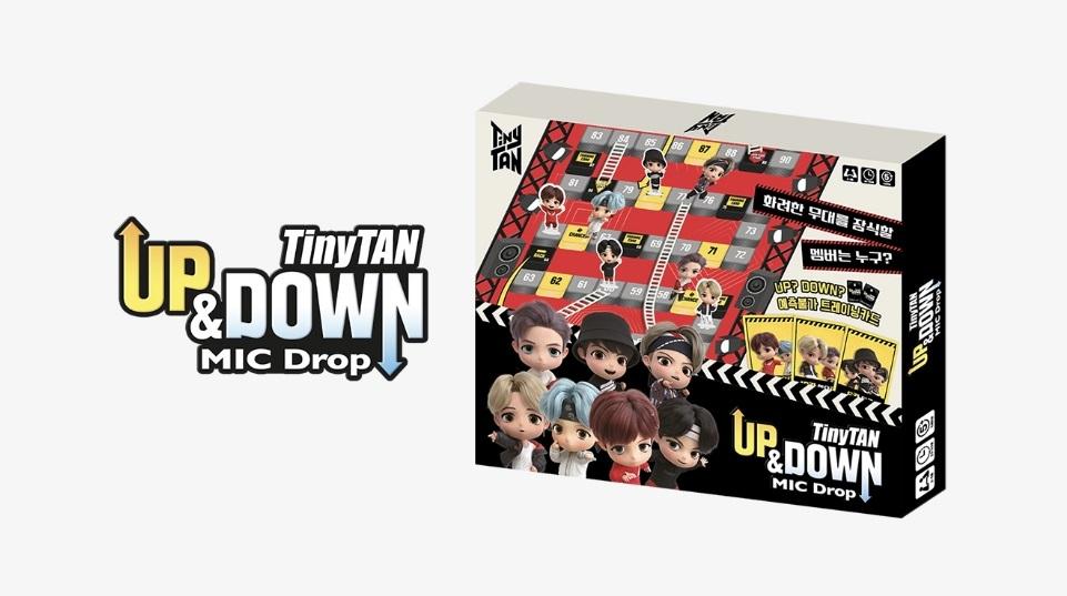 BTS TINYTAN UP AND DOWN MIC DROP BOARD GAME