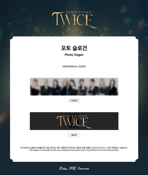 [PR] WITHDRAMA TWICE - 4TH WORLD TOUR Ⅲ OFFICIAL MD