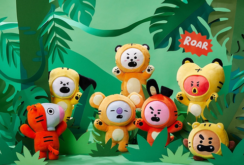 [LINE FRIENDS] BT21 Tiger Standing Doll