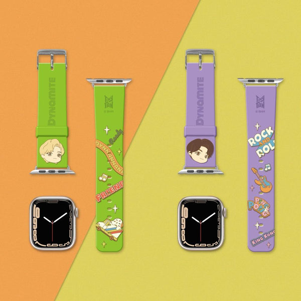 TWS BTS - TINYTAN DYNAMITE APPLE WATCH STRAP